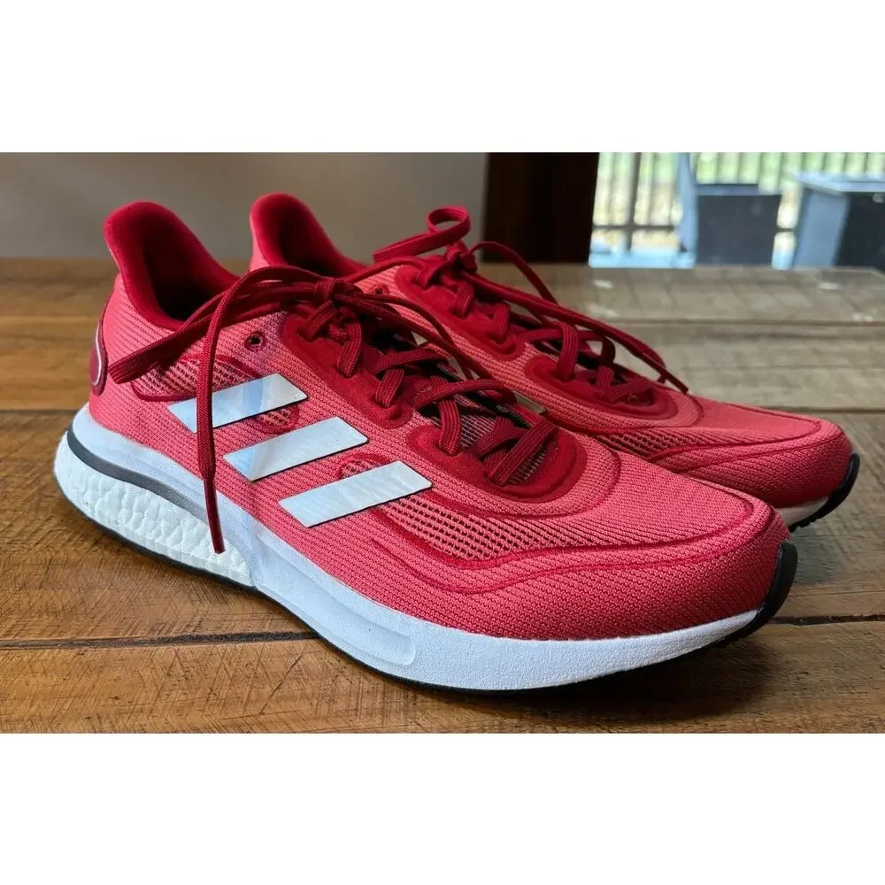 Adidas Boost Supernova‎ Power Red Athletic Running Shoes FX7422 Mens Size 7